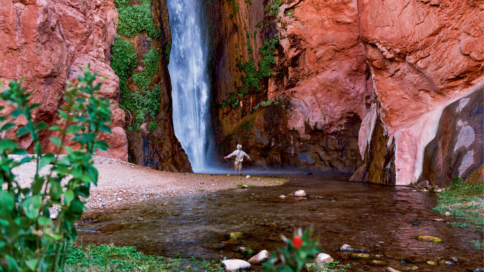 <p>A waterfall within Grand Canyon National Park.</p>