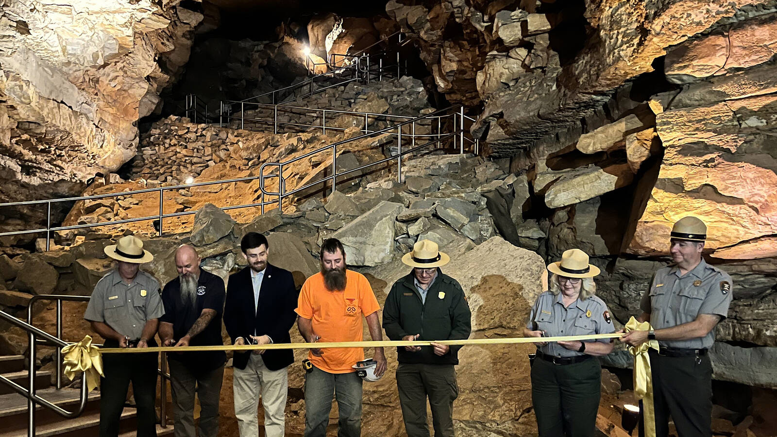 <p>Rehabilitation of one mile of trail at Mammoth Cave National Park in Kentucky. Improving access and safety via hardening the trail surface, installing new handrails and curbs and renovating several sets of stairs. </p>