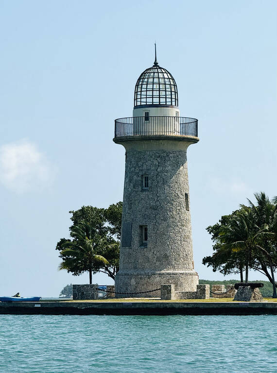 <p>This lighthouse stands on Boca Chita, the most visited island in the park.</p>