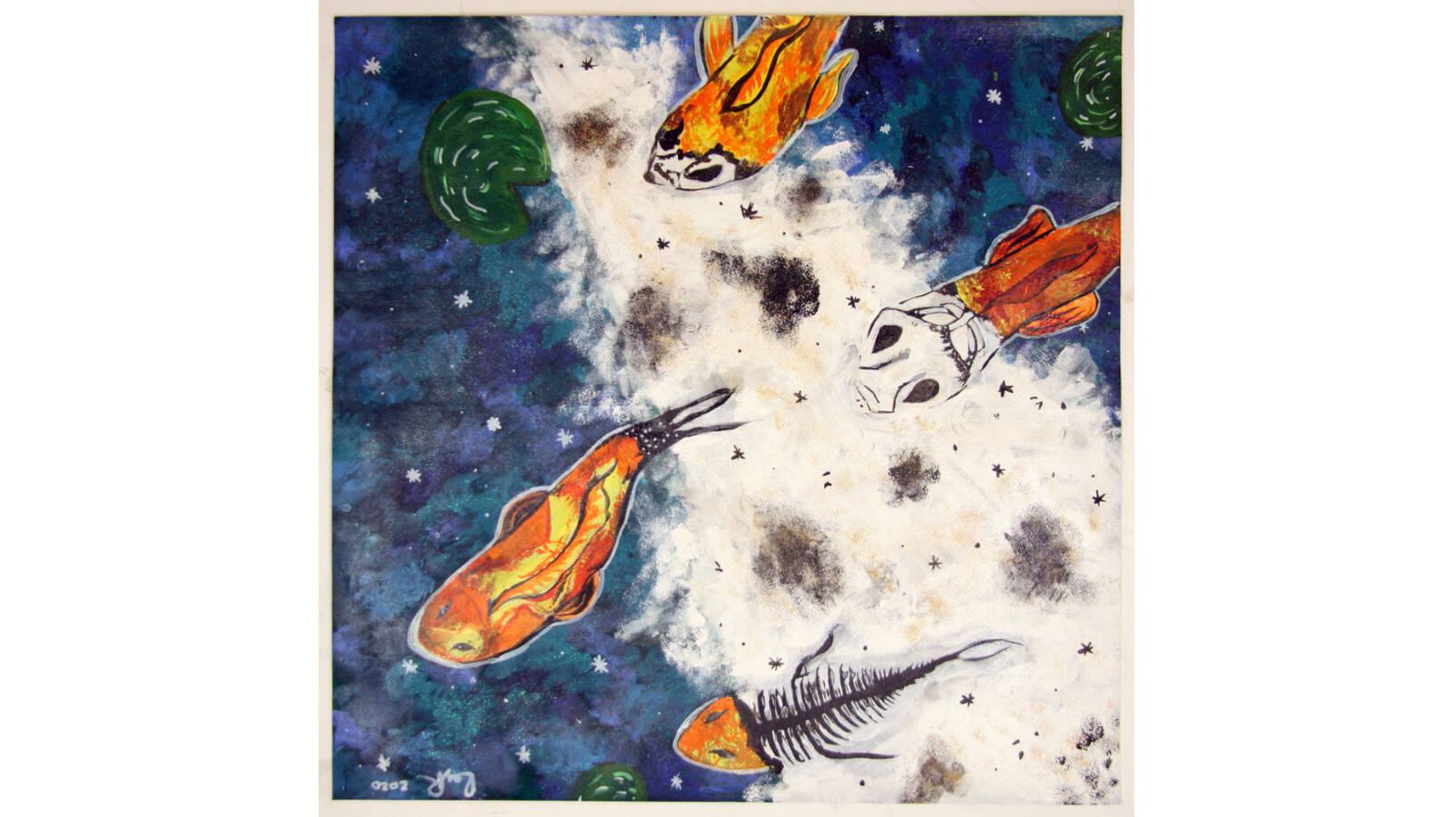 <p class="MsoNormal" style="margin-bottom: 0in;">An acrylic painting submitted by Rachel from Hobbton High School in North Carolina for an exhibit at Cape Lookout National Seashore.</p>
