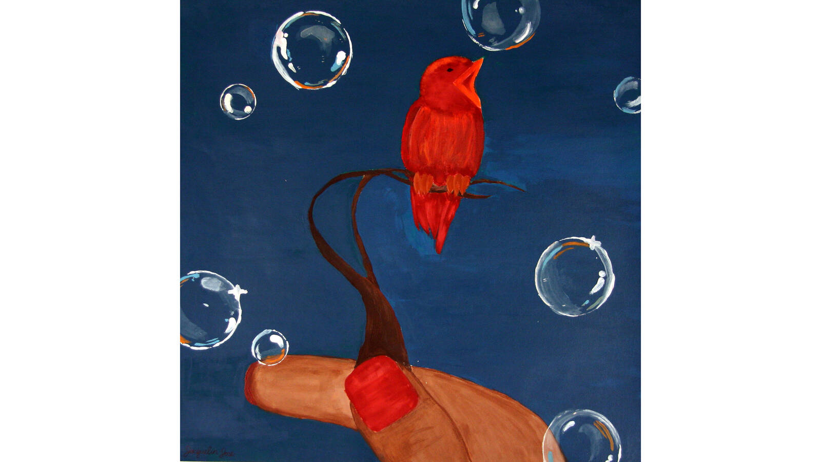<p class="MsoNormal" style="margin-bottom: 0in;">"An Everlasting Song" was created by Jaquelin, a student at Oxford Preparatory School in North Carolina, for an exhibit at Carl Sandburg Home National Historic Site.</p>