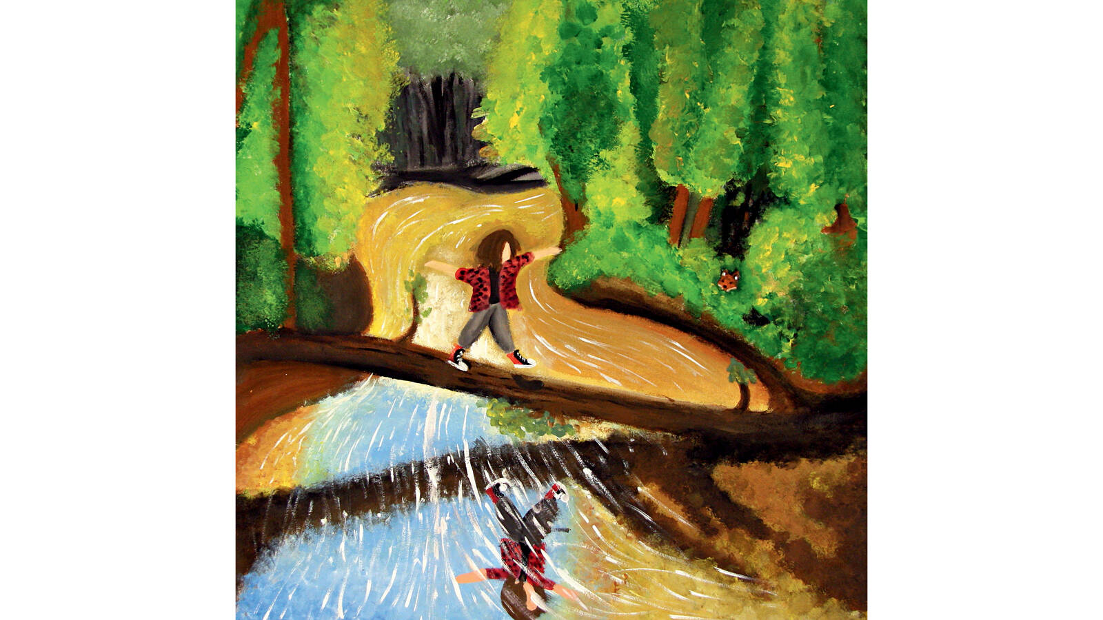 <p>An artwork created by Madison, a student at Sam Houston High School in Louisiana, for an exhibit at Big Thicket National Preserve.</p>