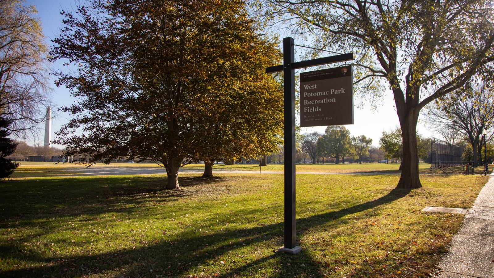 <p>West Potomac Park, where a proposed Garden of American Heroes would fall within the most protected zone under the Commemorative Works Act. The park is located near the Jefferson Memorial and the Tidal Basin's cherry trees.</p>