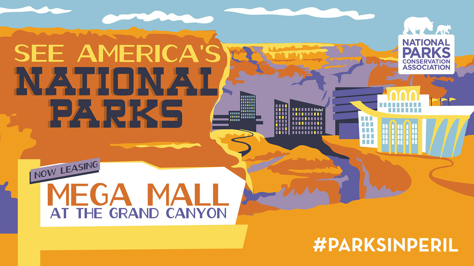 Grand Canyon National Park  When standing at the rim of the Grand Canyon, the enormity of this natural place is what fills the memories and photo albums of millions of visitors each year. What if that scene is marred by a nearby mega mall?