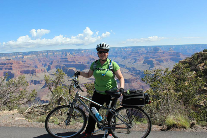 The Grand Canyon is surprisingly bike-friendly with rentals available in Mather Village. 